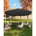 thumbnail image 3 of Abri de Jardin Pliante Robuste 10 X 10 Pi, Pavillon Extérieur avec 3 Hauteurs Réglables, Installation Sans Outils – Comprend Sacs de Sable, Piquets, Cordes Rigides, Sac de Transport – Blanc / Vert / Bleu / Kaki / Gris / Noir, 3 of 7
