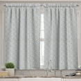 thumbnail image 2 of Ambesonne Greek Valance & Curtain, Retro Frieze Ornament Form, 55"x36", Pale Grey and White, 2 of 6