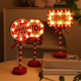 thumbnail image 4 of Christmas Vintage Lights North Pole Sign LED Light Street Sign A, 4 of 5