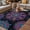 Black, variant on Boho Floral Outdoor Rug for Patio/Deck/Porch, Non-Slip Large Area Rug 5 x 8 Ft, Abstract Bohemia Flower Plant Black Indoor Outdoor Rugs Washable Area Rugs, Reversible Camping Rug Carpet Runner
