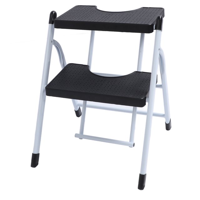 Échelle Portable Pliable à 2 Marches, Échelle à 2 Marches Robuste pour la Maison