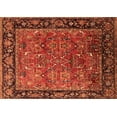 thumbnail image 1 of Ahgly Company Indoor Rectangle Oriental Orange Industrial Area Rugs, 7' x 10', 1 of 4