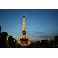thumbnail image 1 of Wilcox "Paris France Eiffel Dusk" Wall Decal, 1 of 2