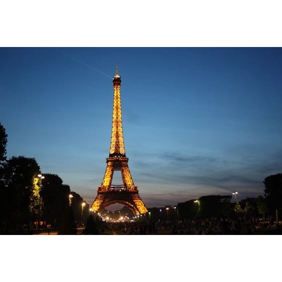 Wilcox "Paris France Eiffel Dusk" Wall Decal