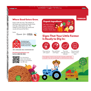 Once Upon a Farm Organic Tractor Wheels Toddler Bar, Strawberry, Pumpkin & Beet, 5ct