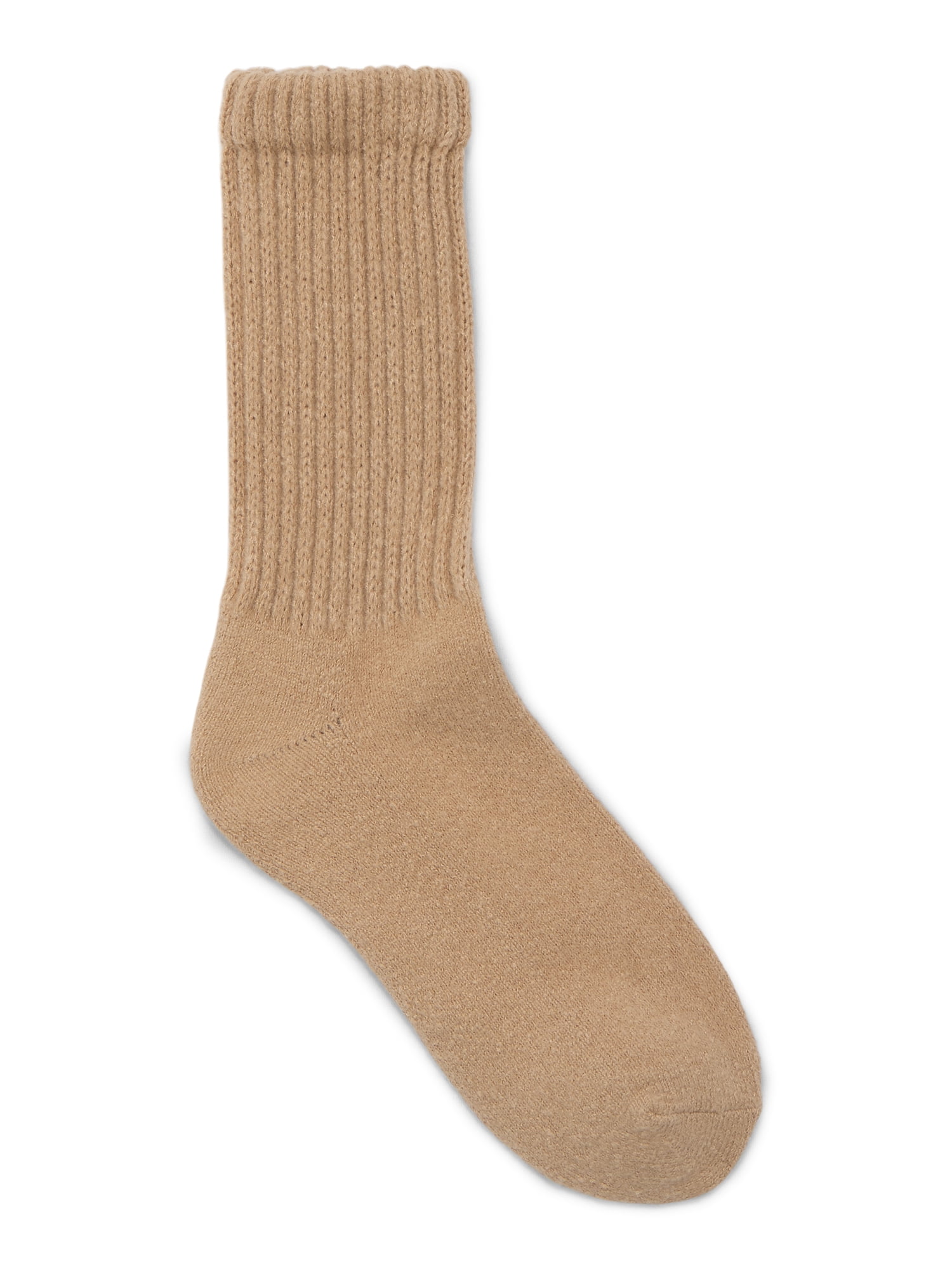 Joyspun Women's Crew Socks, 3-pack, Fits Shoe Sizes 4-10