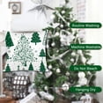 thumbnail image 4 of Green Christmas Throw Pillow Covers 20x20 Set of 4 Christmas Decoration Trees Deer Snowman Merry Christmas Decorative Holiday Farmhouse Pillow Covers for Holiday Christmas Decoration, 4 of 6