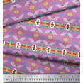 thumbnail image 3 of Soimoi polyester Crepe Fabric Geometric Southwestern Fabric Prints By Yard 42 Inch Wide, 3 of 3