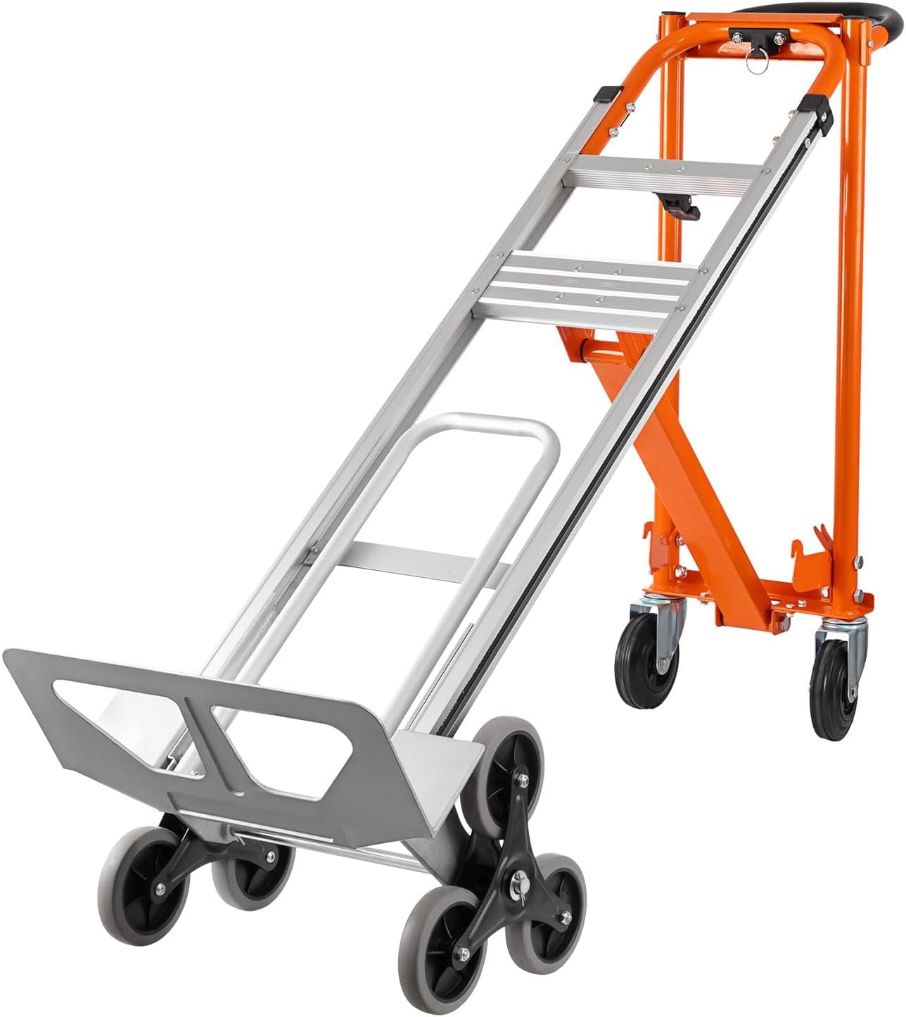 Yonopro  4 in 1 Convertible Stair Climbing Cart 1000 LBS Capacity, Heavy Duty Aluminum Hand Truck Dolly Cart with Climbing Wheel, Folding Stair Climbing Cart Trolley for Warehouse Logistics Moving