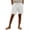 White, variant on hoksml Women's Drawstring Waist Cotton Shorts, Casual Bermuda Shorts Breathable Summer Shorts for Daily and Vacation Wear