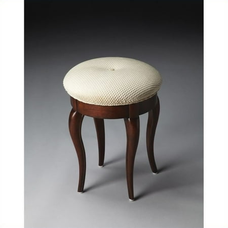 - Beaumont Lane Vanity Stool in Plantation Cherry