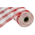 thumbnail image 4 of Red White Checkered Deco Mesh - 10" x 10 Yards, Buffalo Plaid, President's Day, Memorial Day, Wreath, 4th of July, Christmas Tree Ribbon, 4 of 4