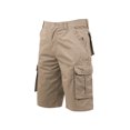 thumbnail image 1 of Coevals Club Men's Cargo Outdoor Work Relaxed Fit Multi-Pocket Cotton Solid Shorts (44, kangaroo, #6), 1 of 5