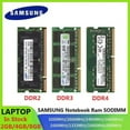 thumbnail image 1 of Mémoire d'Ordinateur Portable DDR4 DDR3 DDR2 SODIMM Ram 16 Go 8 Go 4 Go 2 Go 2400 1600 1333 800 667MHz Haute Performance Notebook SODIMM Ram DDR2 2 Go 800MHZ, 1 of 5
