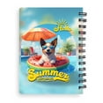 thumbnail image 2 of Hello Summer Toy Fox Terrier Pool Day on Watermelon Float Spiral Bound Journal Dog Lover 5x7in Spiral Notebook - 13008, 2 of 5