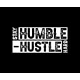 thumbnail image 2 of "Stay Humble-Hustle Hard" Men’s T-shirt (Black 2XL), 2 of 4