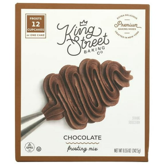 (Pack of 12) King Street Baking Co Chocolate Frosting Mix 8.55 Oz