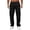 Black, variant on Men's Workwear Casual Stretch Waistband Multi-Pocket Straight Leg Pants, Comfortable and Functional Trousers for Work, Outdoor, and Everyday Use,Black,2XL