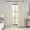 Off White, variant on Half Price Drapes Storm Grey French Pleat Faux Silk Blackout Curtains for Bedroom(1 Panel),50WX 96L
