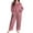 Khaki, variant on Womens Flannel Pajama Sets Plus Size Fuzzy Fleece Loungewear Warm Tops and Long Pants Pjs Set Comfy Soft Sleepwear Loose Fit Winter Sleep Outfits