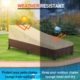 thumbnail image 3 of Funda Impermeable para Tumbona de Patio Arcedo 80x32x25 cm Beige, 3 of 7