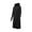Black, variant on Women's Long Sunscreen Jacket Ice Silk Hooded Sun Shirt Upf 50+ Sun Protection Jacket Long Sleeve Knee-High Active Shirts Outdoor