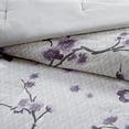 thumbnail image 3 of Holly 8 Piece Cotton Comforter Set Purple Queen, 3 of 4