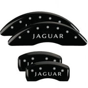 MGP 4 Caliper Covers Engraved Front & Rear MGP Black finish silver ch Fits select: 1999-2004 ACURA 3.5RL