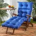 thumbnail image 6 of Greendale Home Fashions Marine Blue 72 x 22 in. Outdoor Chaise Lounge Chair Cushion, 6 of 8
