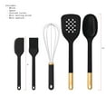 thumbnail image 5 of Beautiful 5-Piece Kitchen Tool Set, Black Sesame by Drew Barrymore, 5 of 12