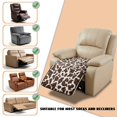 thumbnail image 6 of Kuiaobaty Cow Print Armless Reclining Sofa Cushion Slipcover, Anti-Slip Furniture Protector, Machine Washable Quilted Seat Cover for Living Room, 6 of 7