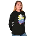 thumbnail image 4 of Dominican Republic the Coconut Coast Plus Size Long Sleeve Graphic Tee Shirt Brisco Brands 3X, 4 of 5