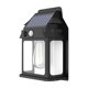 thumbnail image 1 of Lámpara de pared solar para exteriores, iluminación LED impermeable, resistente al viento, decoración solar Negro y grande, 1 of 9