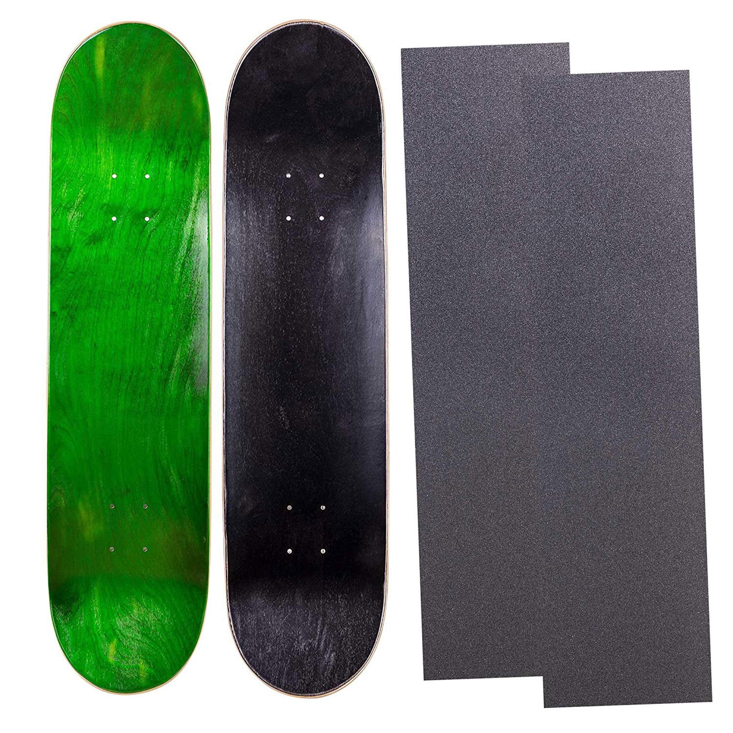 2 Blank Skateboard Decks 8.25 Extra Large W/ Pro Grip 