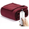 Sunbeam Fleece Throw, Red Brick