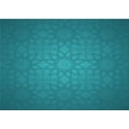 thumbnail image 1 of Ahgly Company Machine Washable Indoor Rectangle Transitional Dark Cyan Green Area Rugs, 2' x 4', 1 of 7