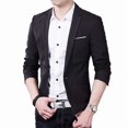 thumbnail image 3 of FANTADOOL Men Suits Jacket Casaco Terno Masculino Suit Cardigan Jaqueta Wedding Suits Jacket CN Size S-6XL 4 Colors HW186 KJ2, 3 of 6