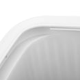thumbnail image 2 of YAHHU Rice Container Airtight 22lbs Large Capacity Storage Bin with Transparent Window for Flour Sugar Grains White (15.6 inches / 39.5 cm), 2 of 3