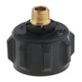 thumbnail image 3 of 2 Unids Qcc1 Adaptador De Gas Regulador De Gas Válvula De Ajuste Con Tuerca /4 '' M, 3 of 9