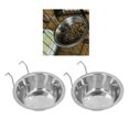 thumbnail image 1 of Cuenco Colgante Para Mascotas, Cuenco Para Jaula Para Perros A Prueba De Herrumbre, Gran Capacidad, Uso Duradero Para Alimentos Y Agua, 1 of 7