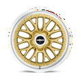 thumbnail image 3 of Rotiform R156 Lsr 19X8.5 5X112 45Et 72.56Cb Matte Gold Machined Wheel, 3 of 3