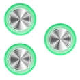 thumbnail image 2 of Youkk Mobile Phone Game Joystick Smartphone Touch Rocker Gamepad Button Controller Assist Joypad Accessories Supplies Green 3Set, 2 of 6