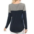 thumbnail image 5 of Lqideymx Long Sleeves Shirts for Women Linen Tops for Women Summer Bargains of The Day Sale Womens Summer Blouses Short Sleeve Shirts Dressy Plus Size Womens Tops Sweaters for Womens Summer Tops, 5 of 6