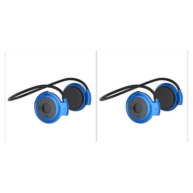 Seitruly Auricular inalámbrico Mini auricular deportivo Carga USB Auriculares 4.0 compatibles con Bluetooth, azul azul 2piezas