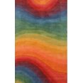 thumbnail image 1 of Rainbow Wave Hand-Tufted Wool Rug, 1 of 7