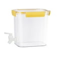 Pmars Storage Container Beverage Dispenser with Lid and Faucet Food