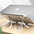 thumbnail image 3 of Support d'Ordinateur Portable Réglable Support d'Ordinateur Portable Portable Rehausseur Compatible avec Mac Book Air Pro HP Dell XPS Lenovo, 3 of 6