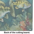 thumbnail image 2 of Smallmouth Bass Glass Cutting Board Large 12 in x 15 in, 2 of 5