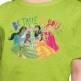 thumbnail image 3 of Disney Princess - Be True Be You - Toddler And Youth Short Sleeve Graphic T-Shirt, 3 of 6