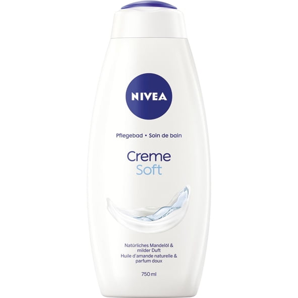 Nivea Creme Soft Almond oil Body Wash German Imported 750ml / 25.36 fl